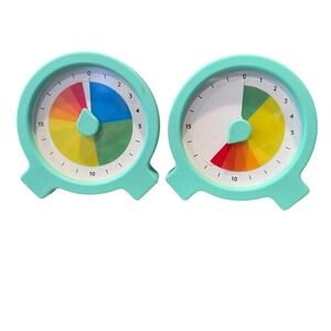 Lovevery Kids Visual Rainbow Timer Teal Montessori Educational Learning Class